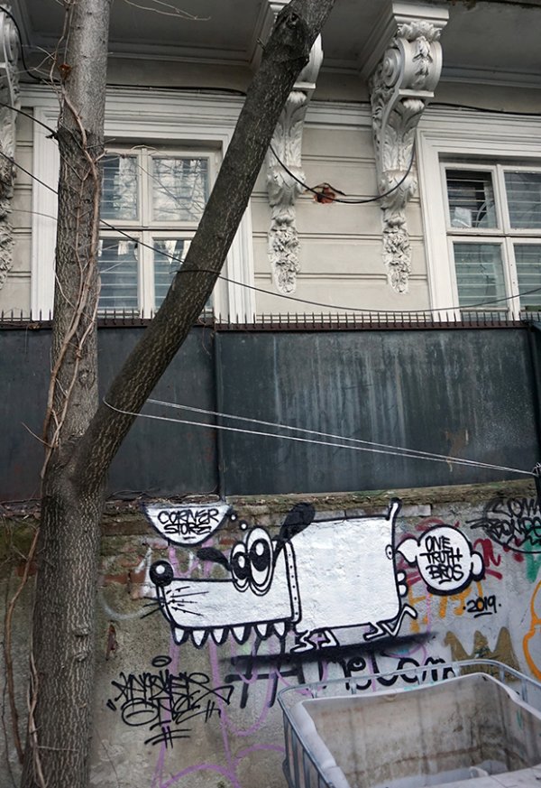 Bucharest Street Art Dogs