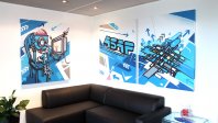 Street Art Canvas Office