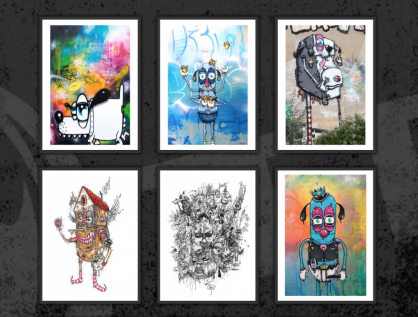 5 NEW LIMITED ART PRINTS !!!