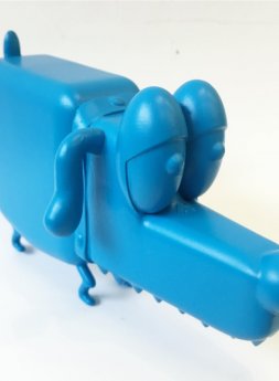 Dog Sculpture Blue