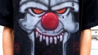 Evil Clown Airbrush Shirt