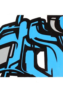 Pase Blue zürich graffiti