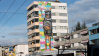 Create or Destroy / Highest Street Art Mural Switzerland