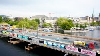 Street Art Project Quaibridge Zurich City 
