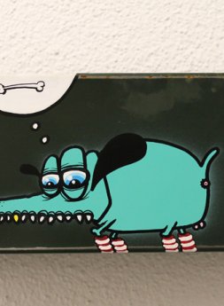 Dog (turquoise2) SOLD