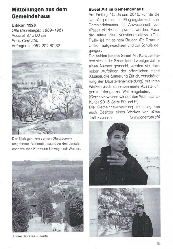 Art Collection Uitikon / Exhibition
