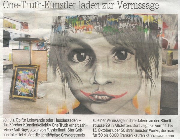 One Truth Street Art Vernissage 2013