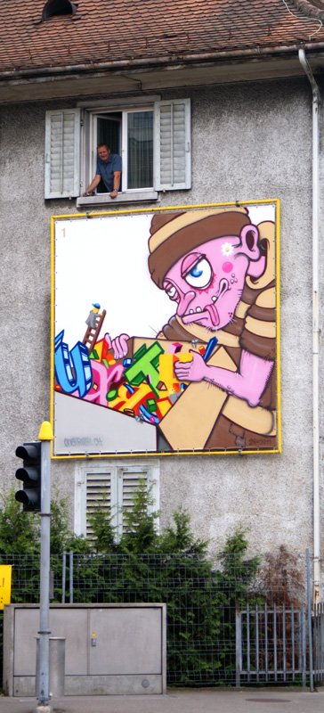 Europa Bridge Gallery Part 1+2 / Graffiti Auftrag