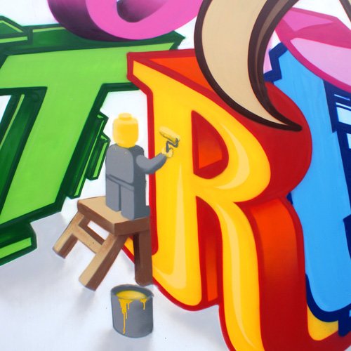 Europa Bridge Gallery Part 1+2 / Graffiti Auftrag