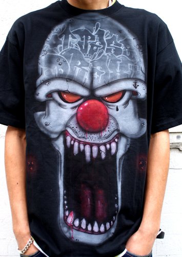 Evil Clown Airbrush Shirt