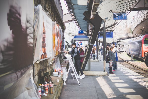 Street Art Live Painting / Desperados 