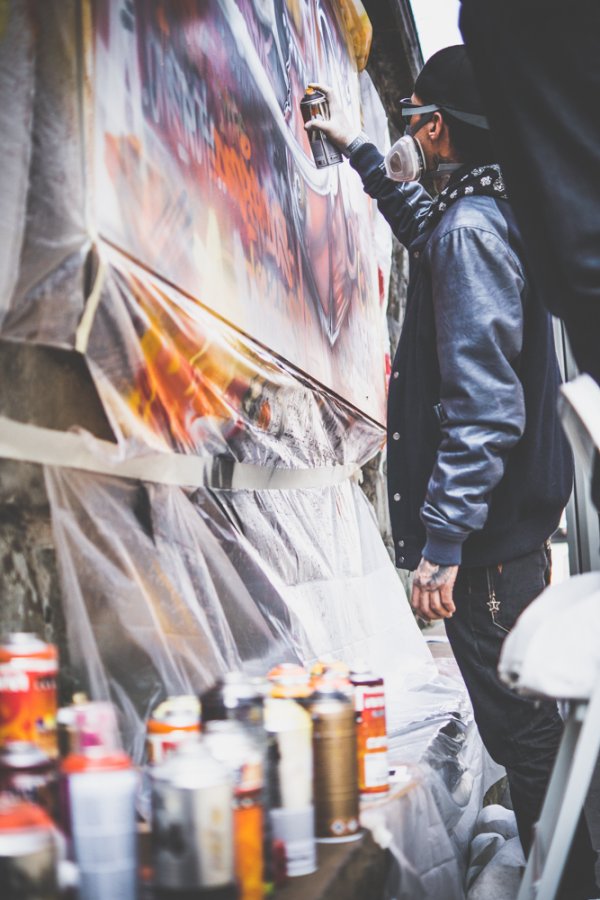 Street Art Live Painting / Desperados 