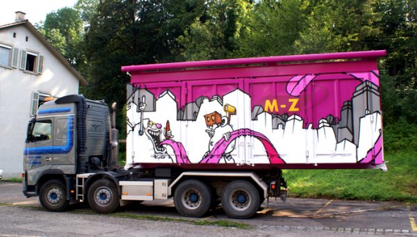 MZ-Eventbox / Graffiti Auftrag
