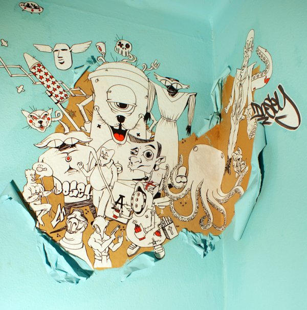 Paper Paste Street Art