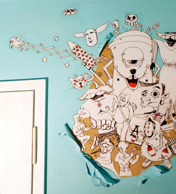 Paper Paste Street Art