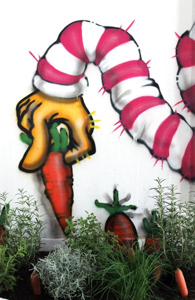 Hiltl Food / Orell Füssli Graffiti Auftrag Zürich