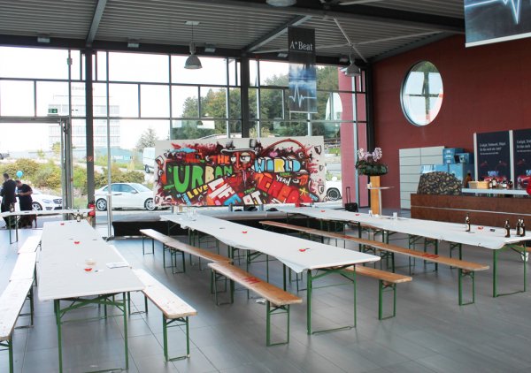 Mercedes A-Klasse Graffiti live painting