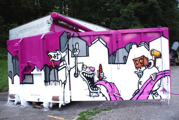 MZ-Eventbox / Graffiti Auftrag