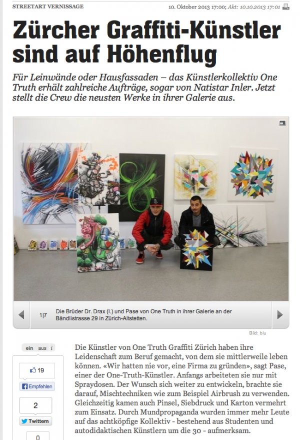 One Truth Street Art Vernissage 2013