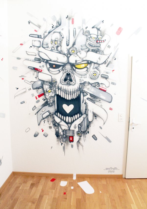 Graffiti Auftrag Musikstudio