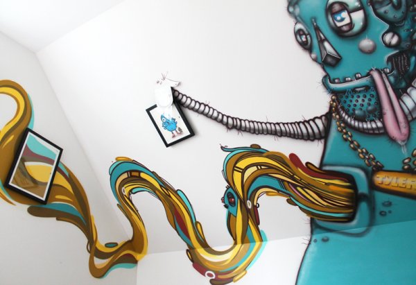 Graffiti Auftrag Robot