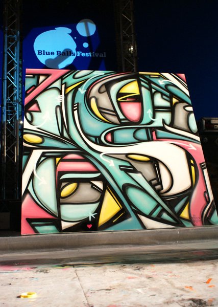 Blue Balls Festival / live painting
