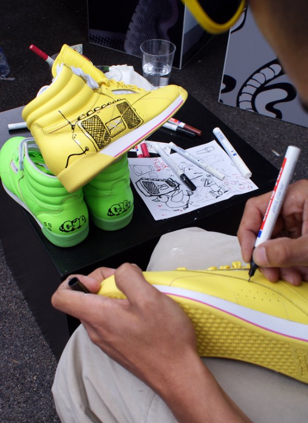 REEBOK livepainting zürich