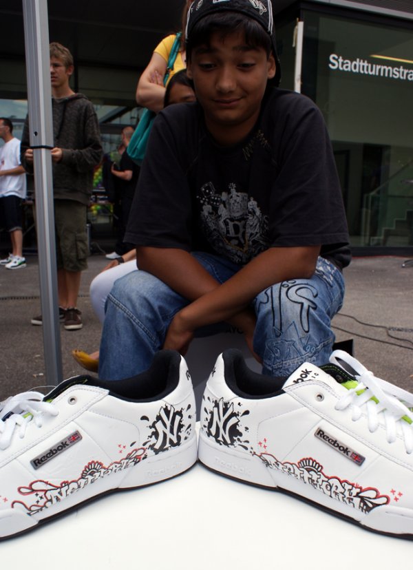 REEBOK livepainting zürich