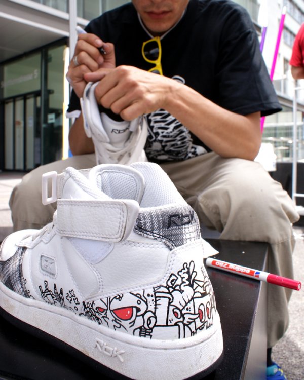 REEBOK livepainting zürich