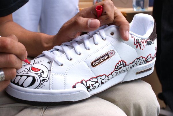 REEBOK livepainting zürich