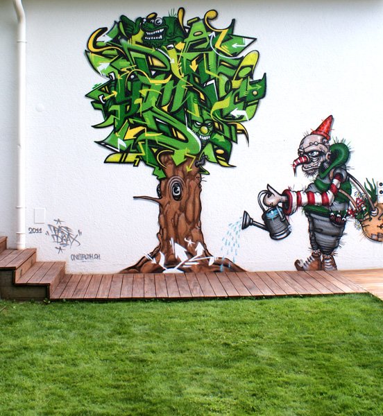 Style Tree / Graffiti Auftrag