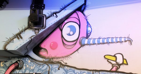 Switcher Store Graffiti Auftrag