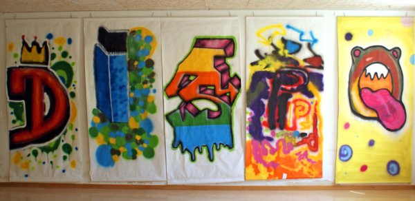 Kinderhaus Thalwil / Graffiti Workshop