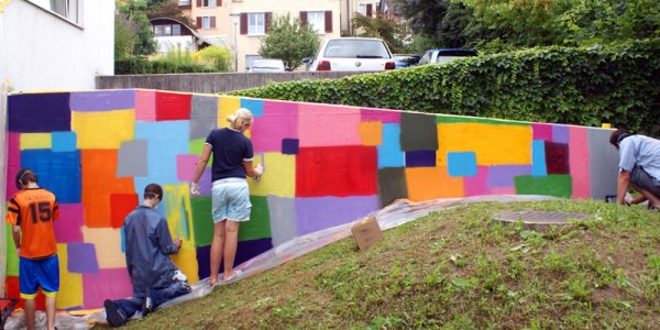 Kinderhaus Thalwil / Graffiti Workshop