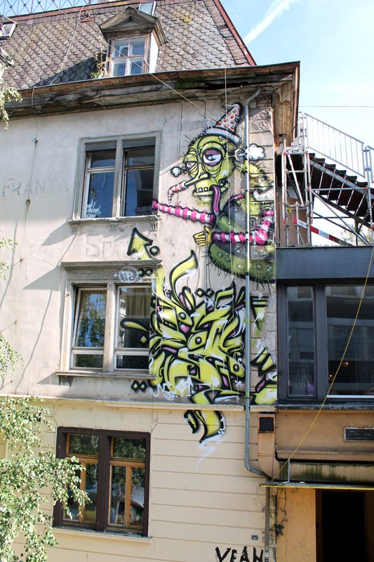 Hiltl Food / Orell Füssli Graffiti Auftrag Zürich