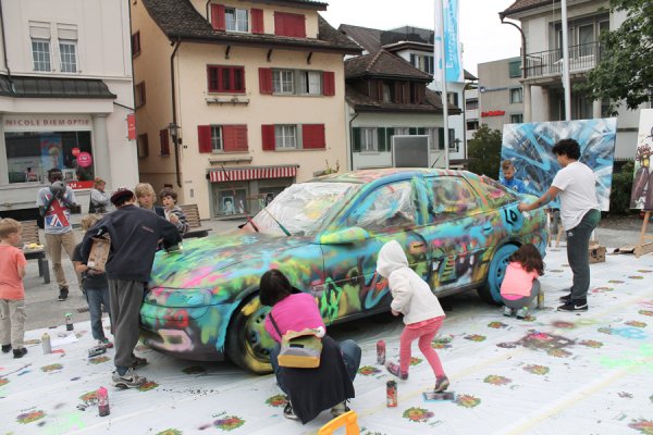 Graffiti Workshop Uitikon Waldegg / Art Day Horgen