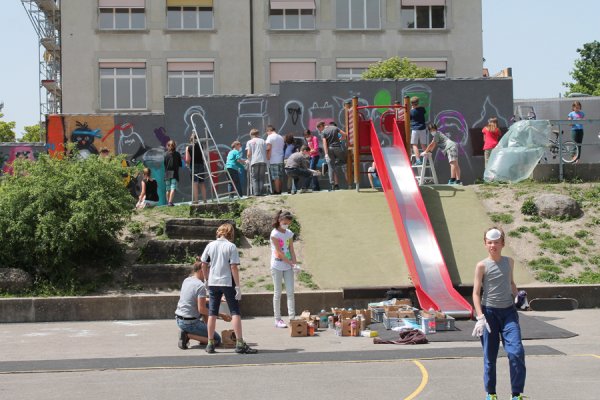 Graffiti Workshop School Höngg