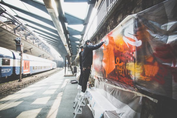 Street Art Live Painting / Desperados 