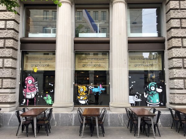 Street Art Bahnhofstrasse  - 7 Friday Space