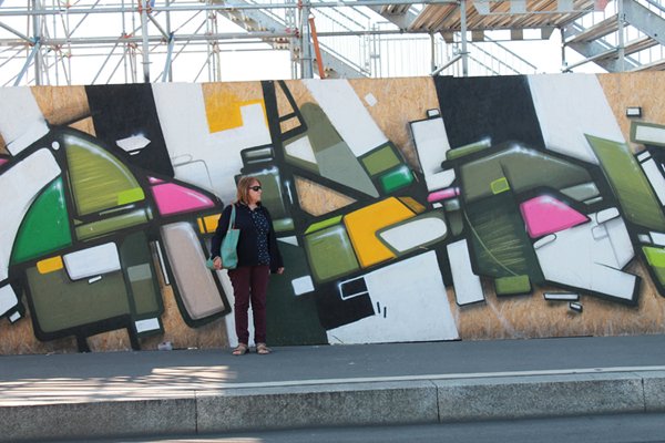 Street Art Project Quaibridge Zurich City 