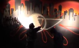 BMW Mini 2 / Graffiti Auftrag live painting