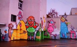 Tele Züri -  Graffiti Auftrag Zürich Rötelstrasse Projekt