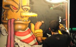 Swatch MTV Playground  - live painting Blueballs Festival