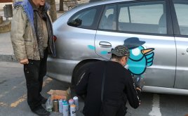 Schweizer Graffiti Streetart Künstler reisen nach Sardinien @Jobtausch, SRF 1